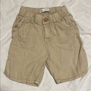 Zara Kids Tan Linen Shorts